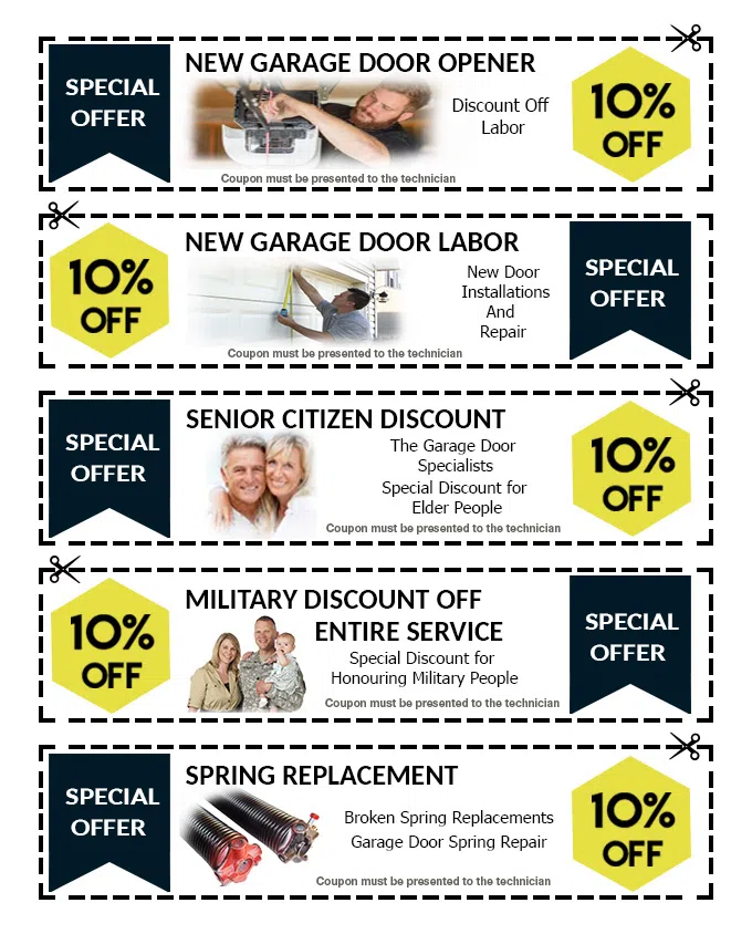 Garage Door & Opener Repairs San Fernando, CA 818-450-8201 - coupons